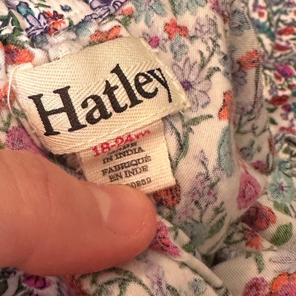 Hatley floral jumpsuit size 18-24 months - Picture 3 of 3